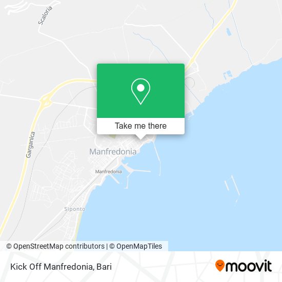 Kick Off Manfredonia map