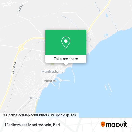 Medinsweet Manfredonia map