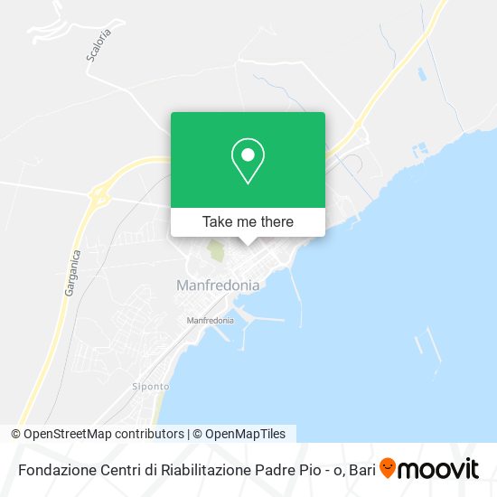 Fondazione Centri di Riabilitazione Padre Pio - o map