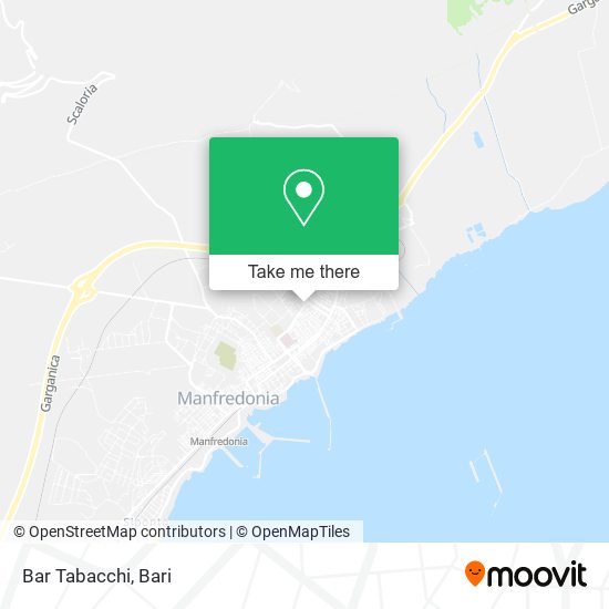 Bar Tabacchi map