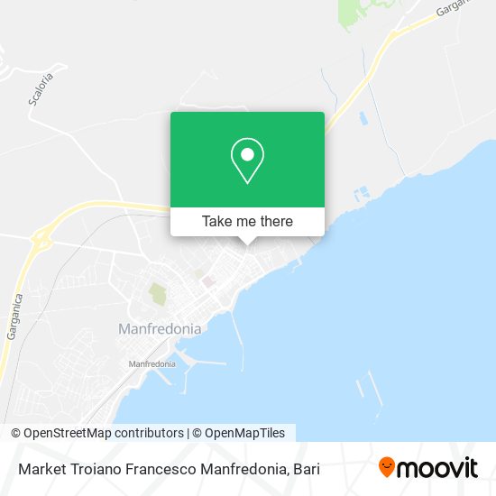 Market Troiano Francesco Manfredonia map