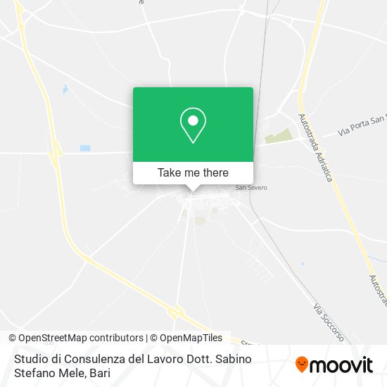 Studio di Consulenza del Lavoro Dott. Sabino Stefano Mele map