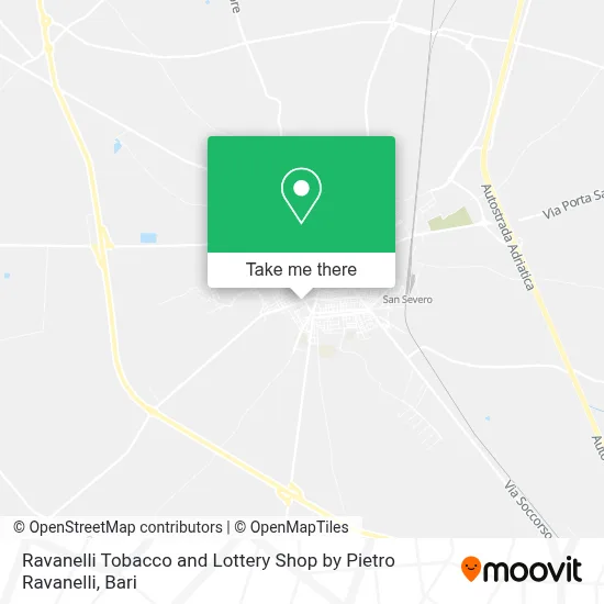 Ravanelli Tobacco and Lottery Shop by Pietro Ravanelli map