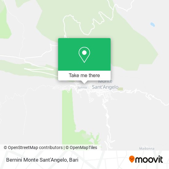 Bernini Monte Sant'Angelo map