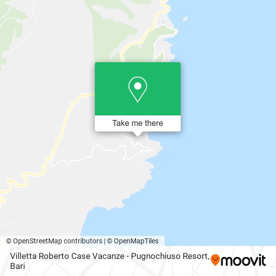 Villetta Roberto Case Vacanze - Pugnochiuso Resort map