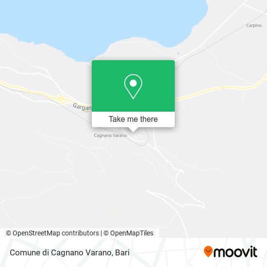 Comune di Cagnano Varano map