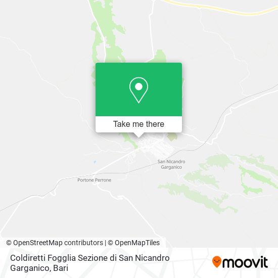 Coldiretti Fogglia Sezione di San Nicandro Garganico map