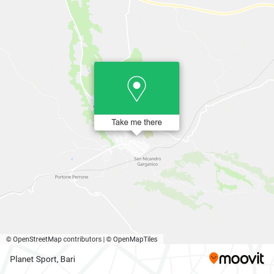 Planet Sport map