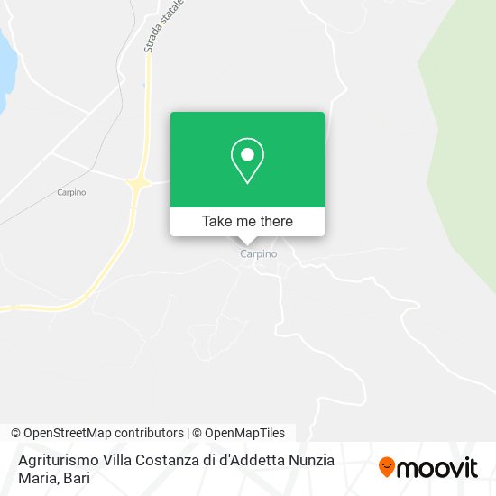 Agriturismo Villa Costanza di d'Addetta Nunzia Maria map