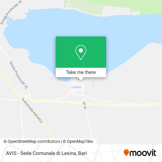 AVIS - Sede Comunale di Lesina map