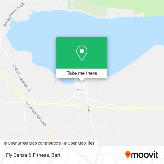 Fly Danza & Fitness map