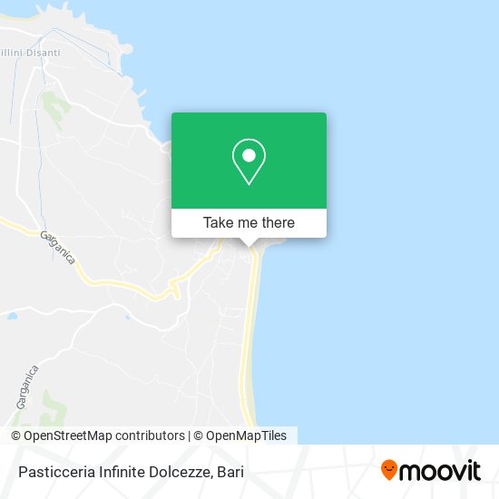 Pasticceria Infinite Dolcezze map