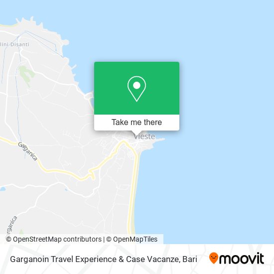 Garganoin Travel Experience & Case Vacanze map