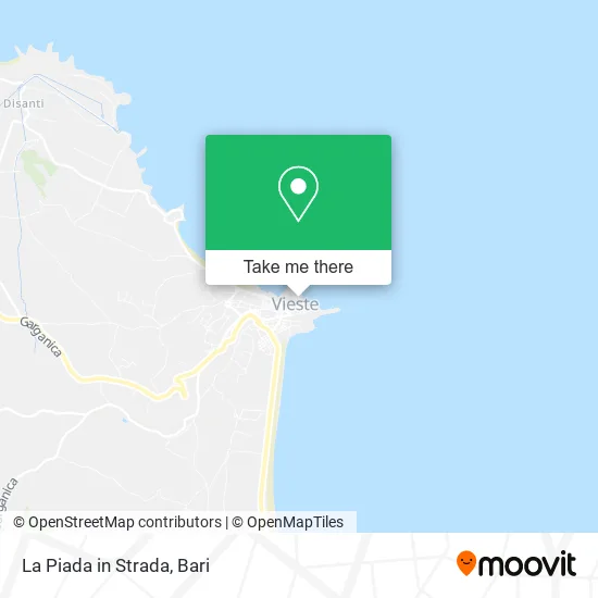 La Piada on the Street map