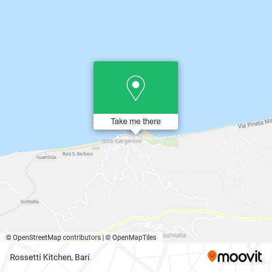 Rossetti Kitchen map