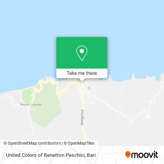 United Colors of Benetton Peschici map
