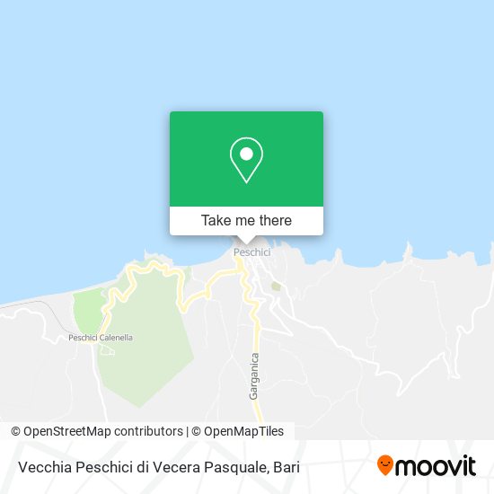 Vecchia Peschici di Vecera Pasquale map