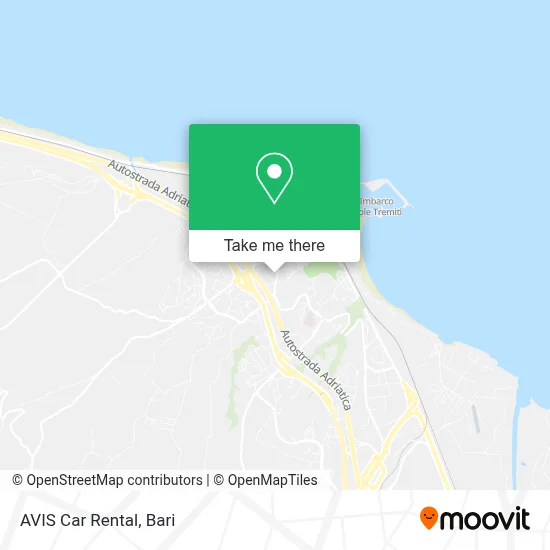 AVIS Car Rental map