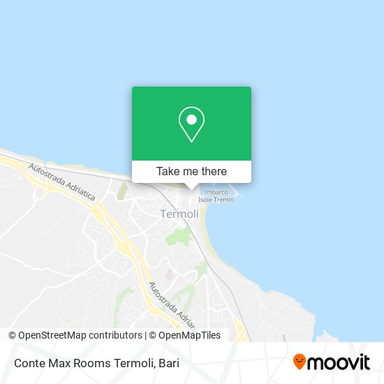 Conte Max Rooms Termoli map