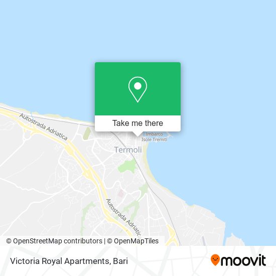 Victoria Royal Apartments map