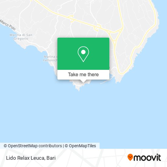 Lido Relax Leuca map