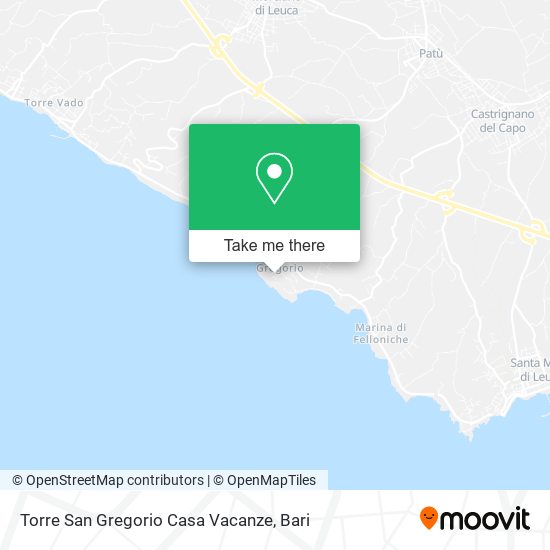 Torre San Gregorio Casa Vacanze map