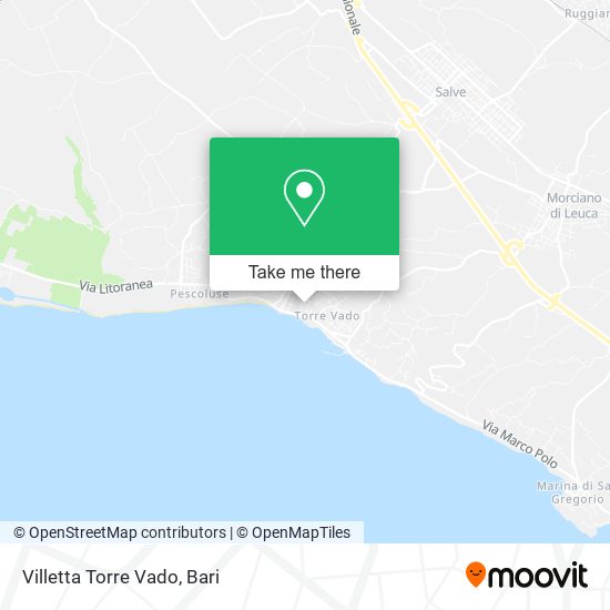 Villetta Torre Vado map