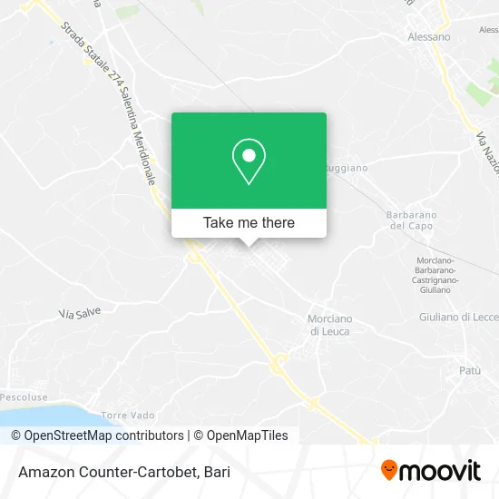 Amazon Counter-Cartobet map