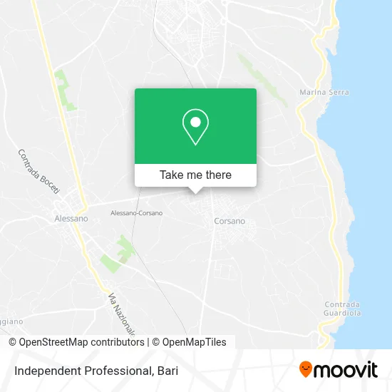 Independent Professional map