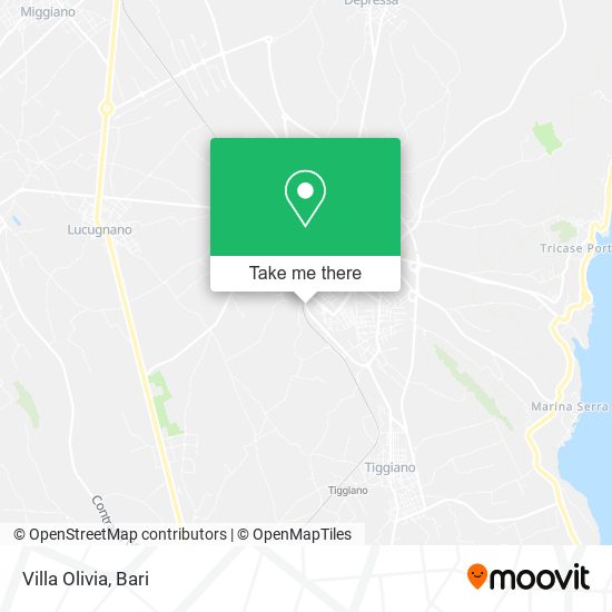 Villa Olivia map