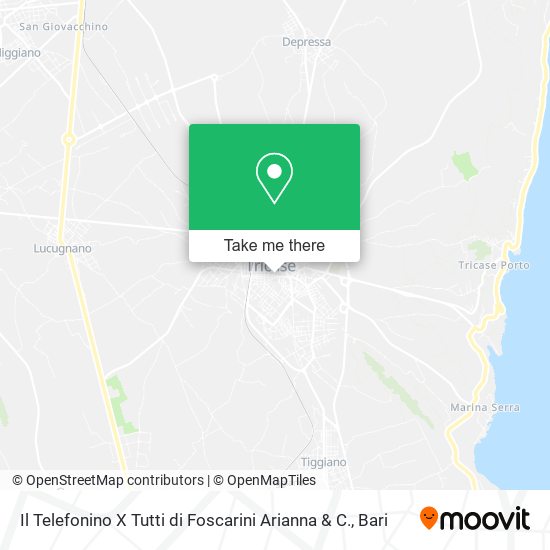 Il Telefonino X Tutti di Foscarini Arianna & C. map