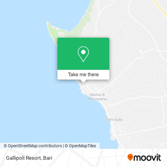 Gallipoli Resort map