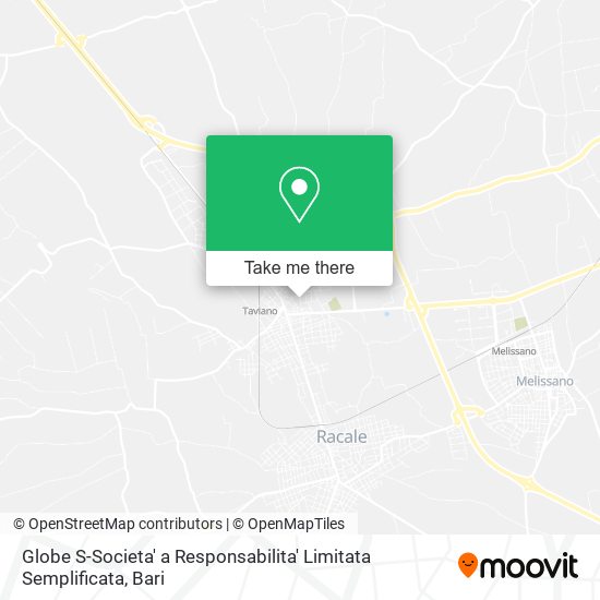 Globe S-Societa' a Responsabilita' Limitata Semplificata map