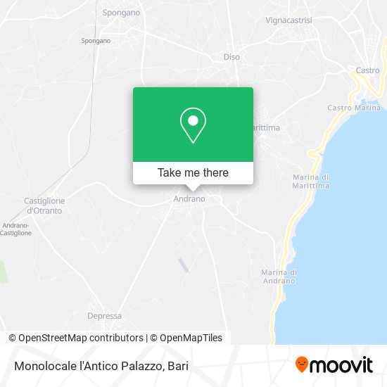 Monolocale l'Antico Palazzo map