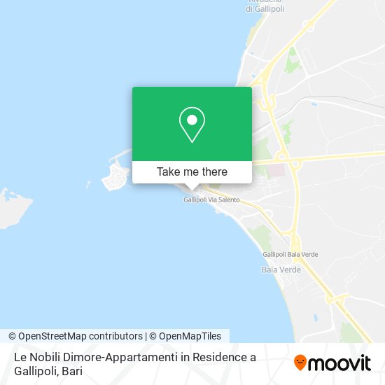 Le Nobili Dimore-Appartamenti in Residence a Gallipoli map