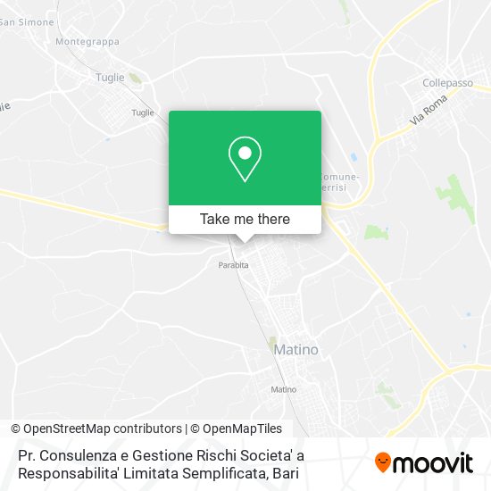 Pr. Consulenza e Gestione Rischi Societa' a Responsabilita' Limitata Semplificata map