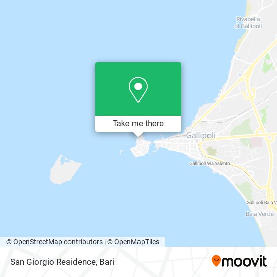 San Giorgio Residence map