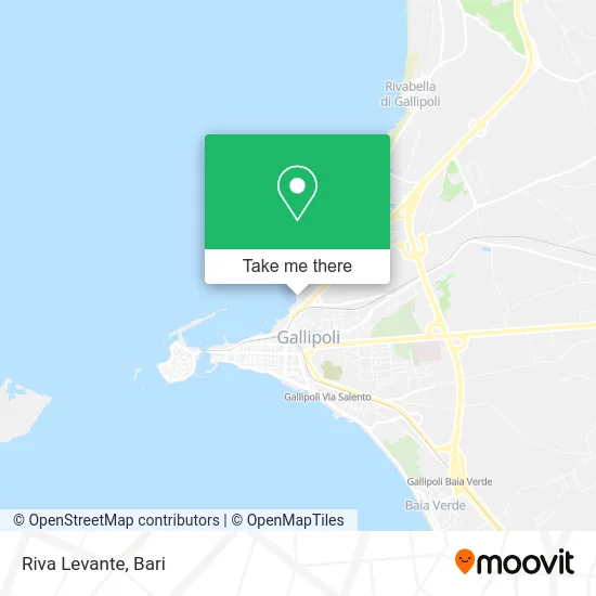 Riva Levante map