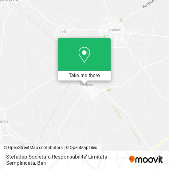 Stefadep Societa' a Responsabilita' Limitata Semplificata map