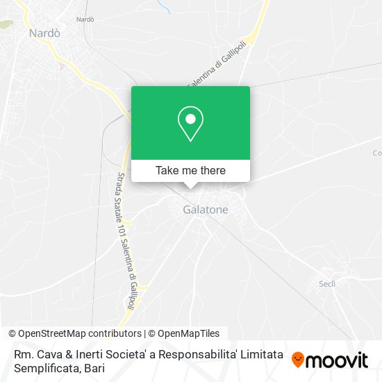 Rm. Cava & Inerti Societa' a Responsabilita' Limitata Semplificata map