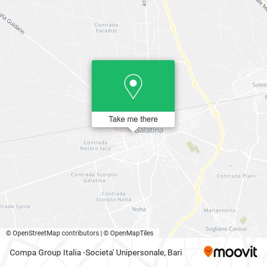 Compa Group Italia -Societa' Unipersonale map
