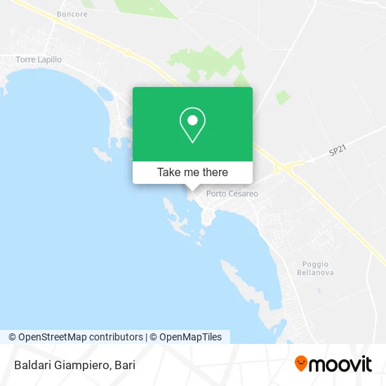 Baldari Giampiero map