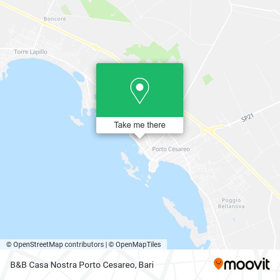 B&B Casa Nostra Porto Cesareo map