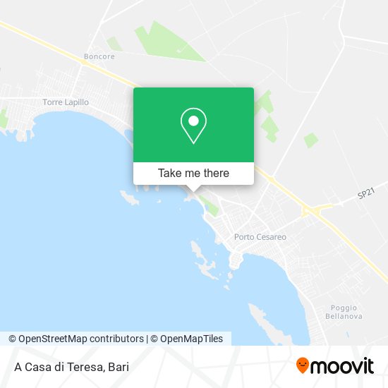 A Casa di Teresa map