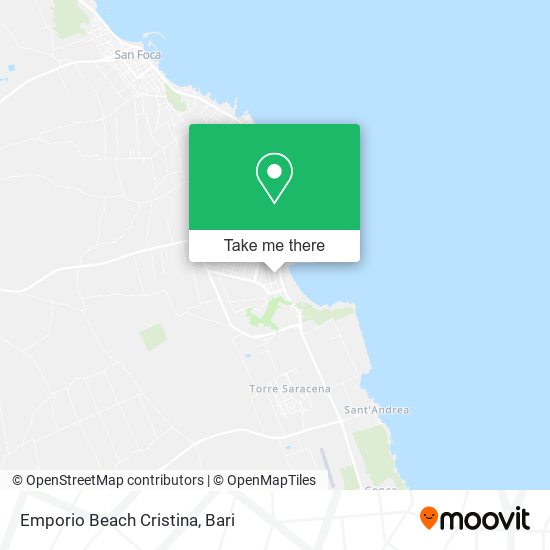 Emporio Beach Cristina map