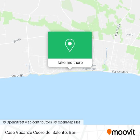 Case Vacanze Cuore del Salento map