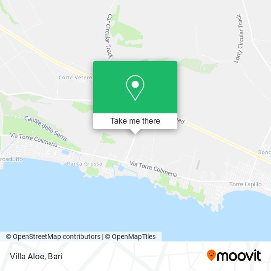 Villa Aloe map
