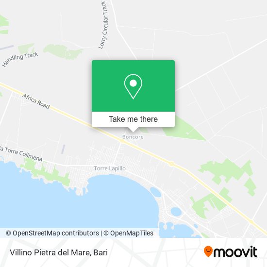 Villino Pietra del Mare map