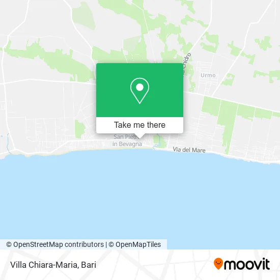 Villa Chiara-Maria map