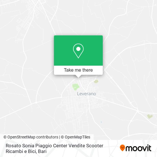 Rosato Sonia Piaggio Center Vendite Scooter Ricambi e Bici map